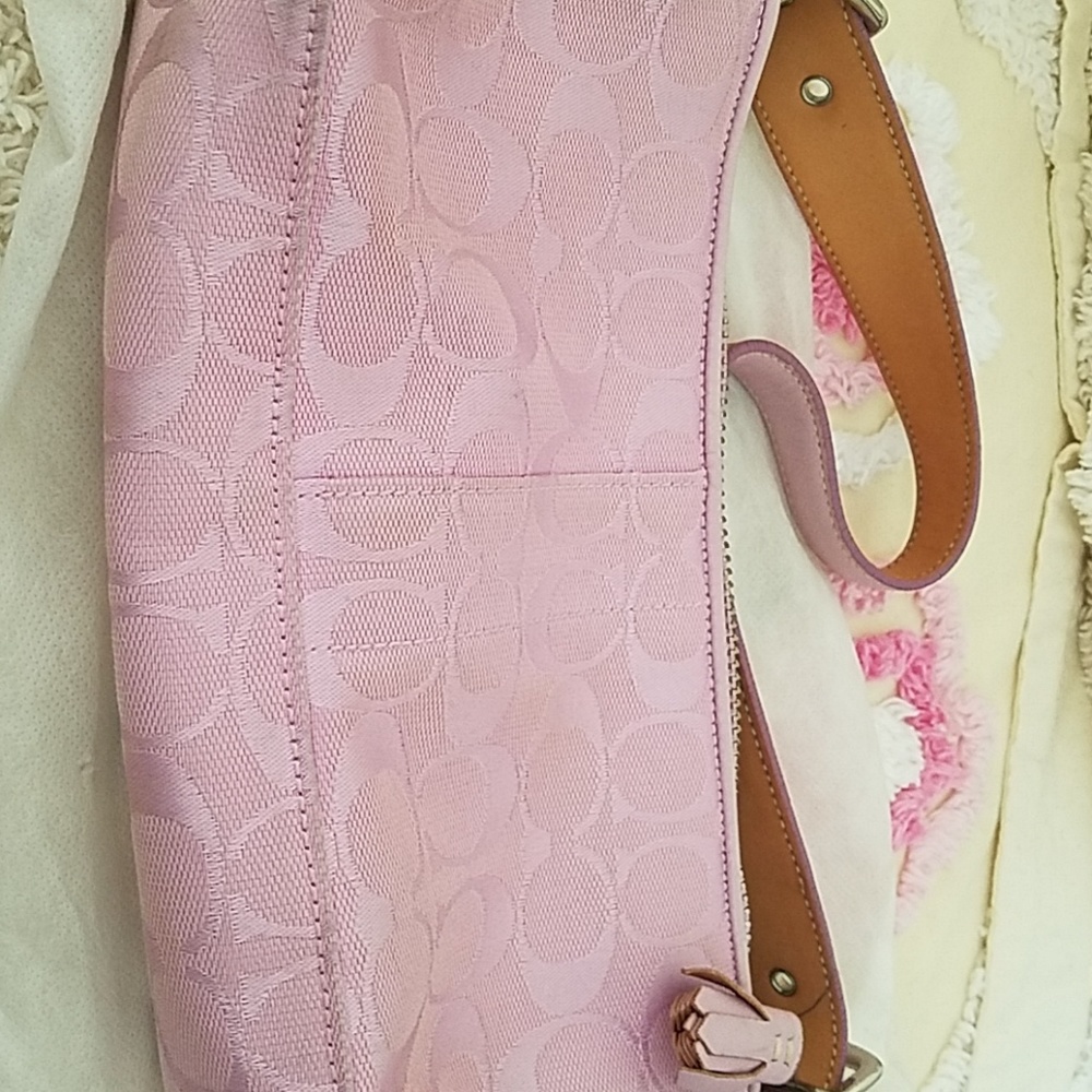 Pink,authentic Coach purse